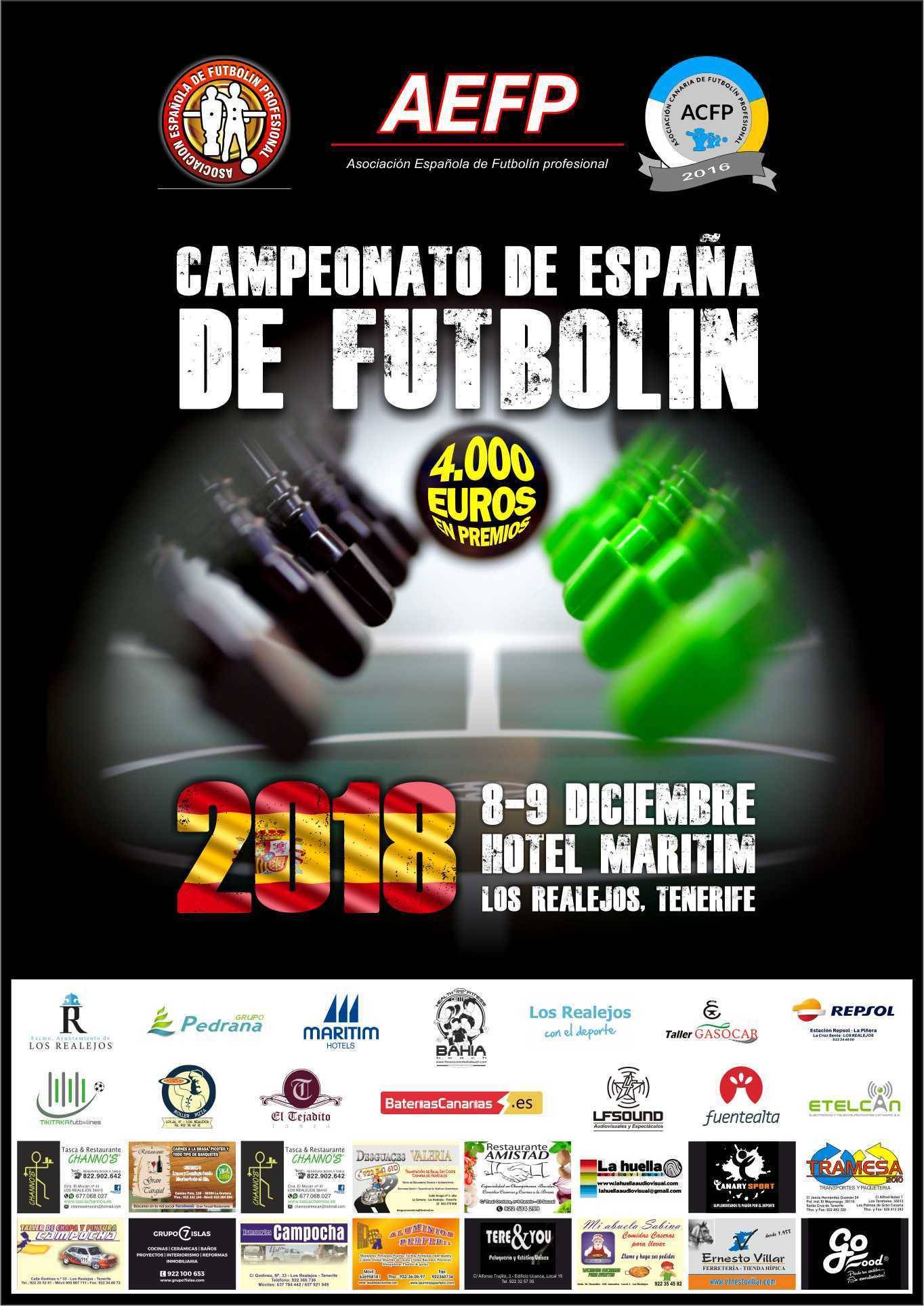 campeonato de España de Futbolín 2018